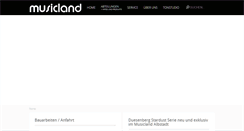 Desktop Screenshot of musicland-albstadt.de