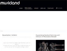 Tablet Screenshot of musicland-albstadt.de